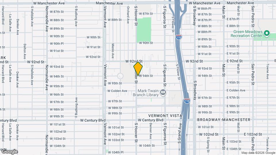 660 W 94th St Map and Location Details