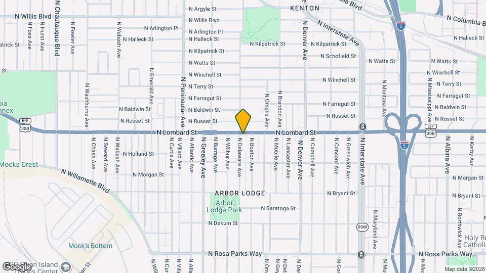 7480 N Delaware Ave Map and Location Details