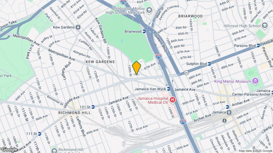 85-32 131st St Map and Location Details