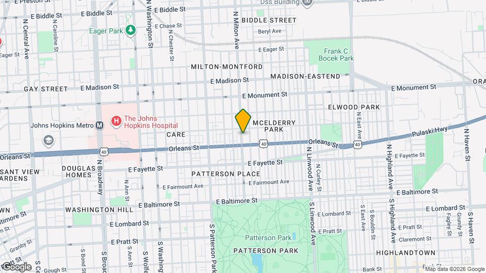 425 N Milton Ave Map and Location Details