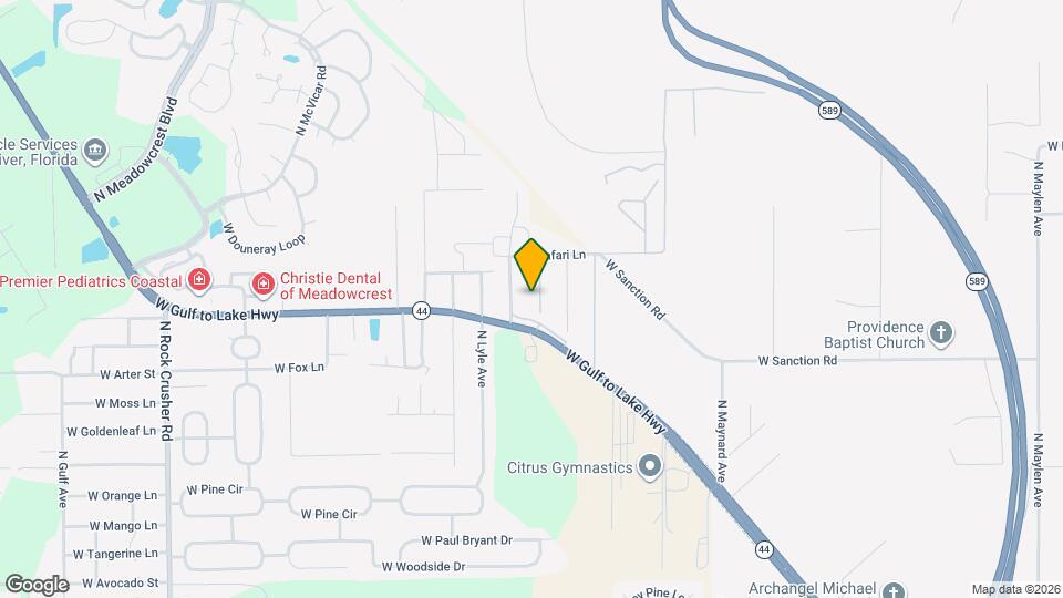 1150 N Tiger Point Map and Location Details