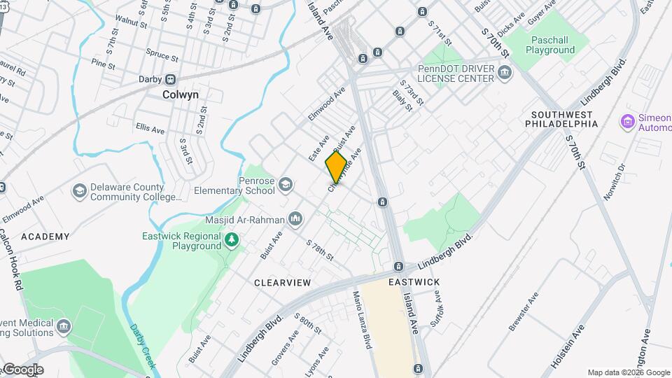 7608 Chelwynde Ave Map and Location Details