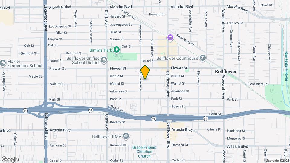 9615 Walnut Map and Location Details