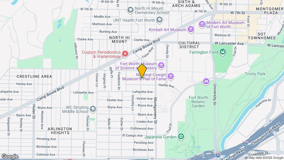 3645 E Washburn Ave Map and Location Details