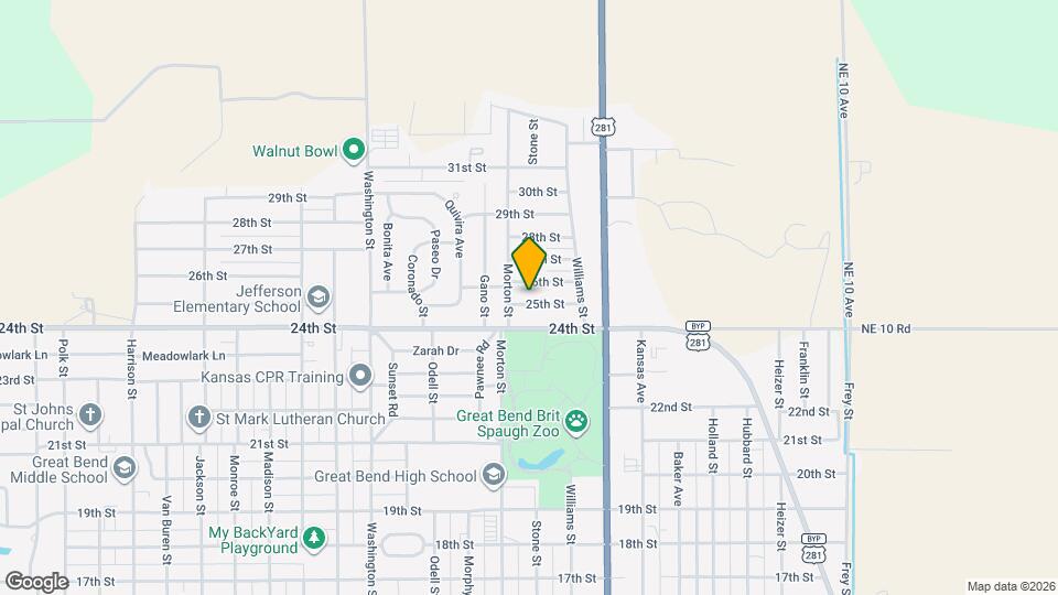 2204 25th St Mapa y Detalles de la Ubicación