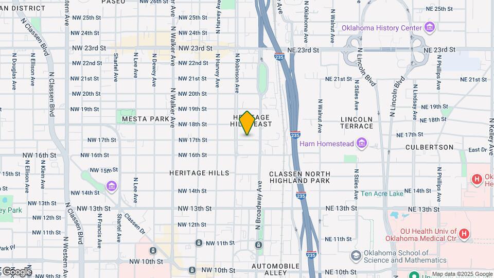 119 1/2 NW 17th Street Map and Location Details