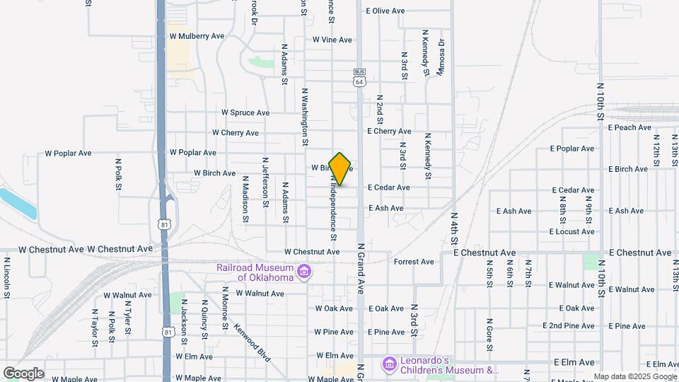 117 W Cedar Ave Map and Location Details