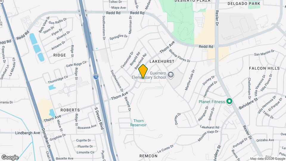 8520 Saratoga Dr Map and Location Details