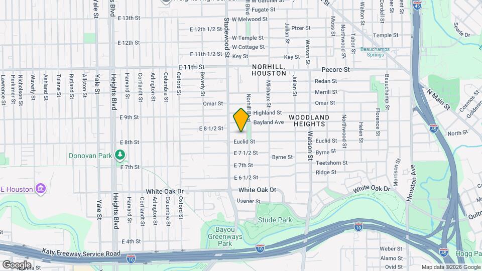 1116 Woodland St Map and Location Details