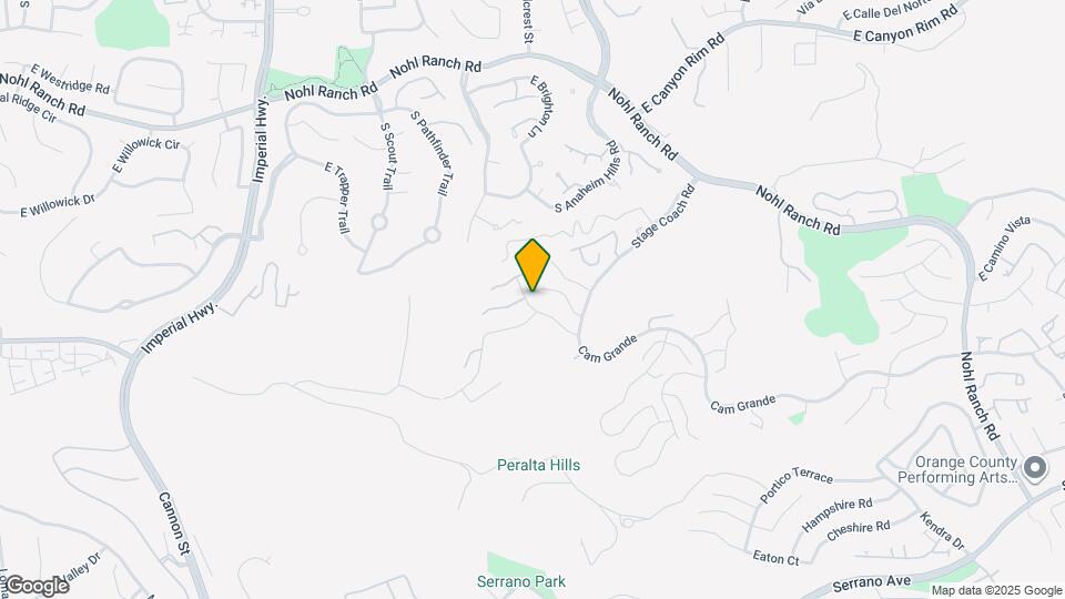 6039 E Hackamore Ln Map and Location Details