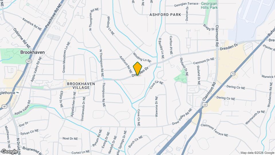 1659 Dresden Dr NE Mapa y Detalles de la Ubicación