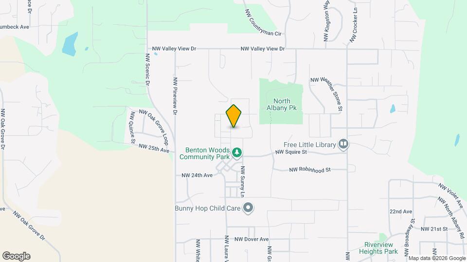 2635 NW Beehollow Ln Map and Location Details
