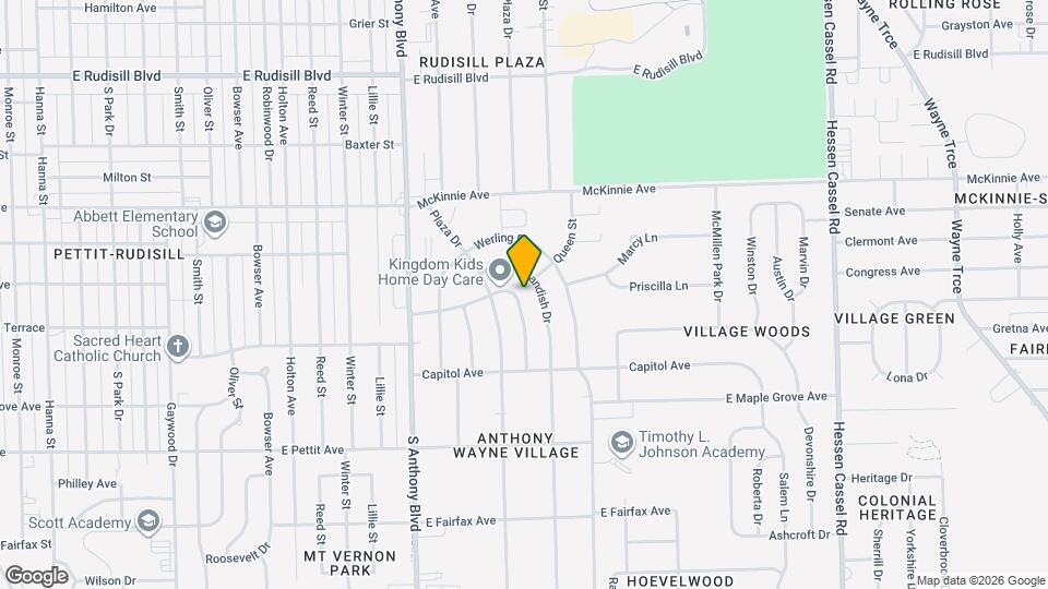 4405 S Colonial Ave Map and Location Details