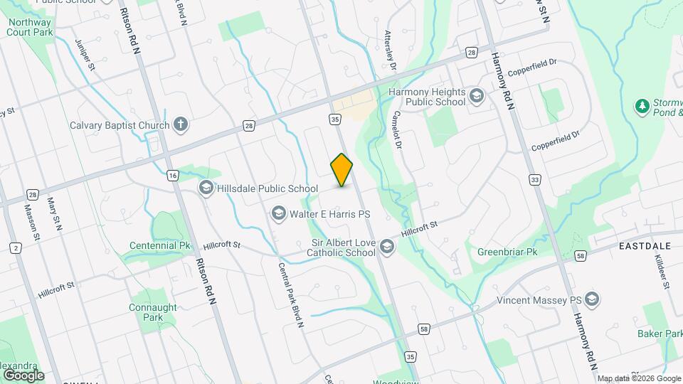 541 Oakwood Ave Map and Location Details