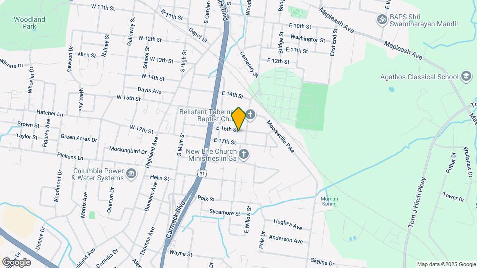 216 E 16th St Map and Location Details