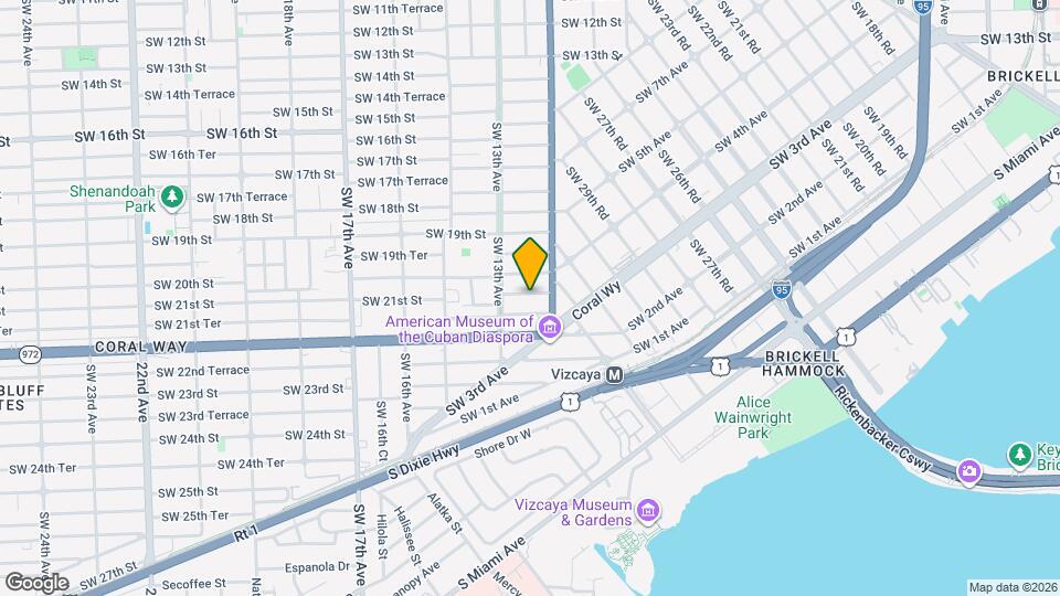 1240 SW 21st St Map and Location Details