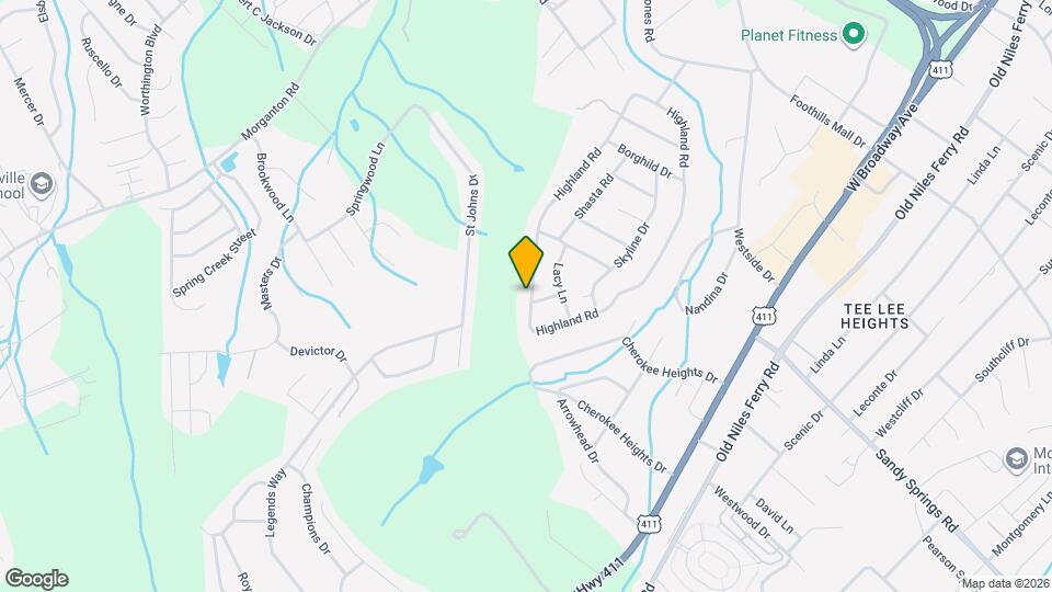 2023 Highland Rd Map and Location Details