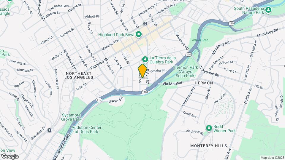 341 S Ave 56 Map and Location Details