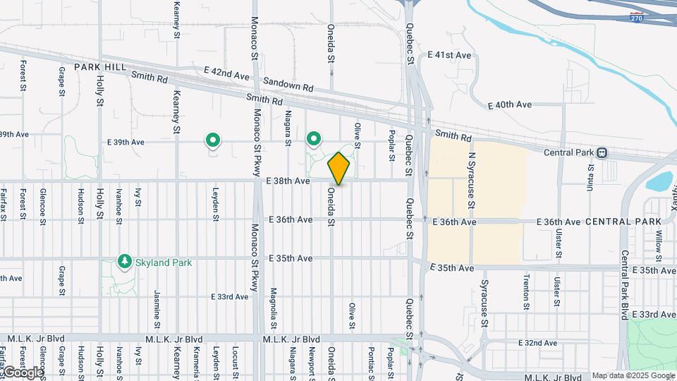 3670 Oneida St Mapa y Detalles de la Ubicación