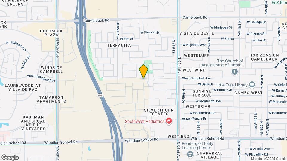 9316 W Sells Dr Map and Location Details