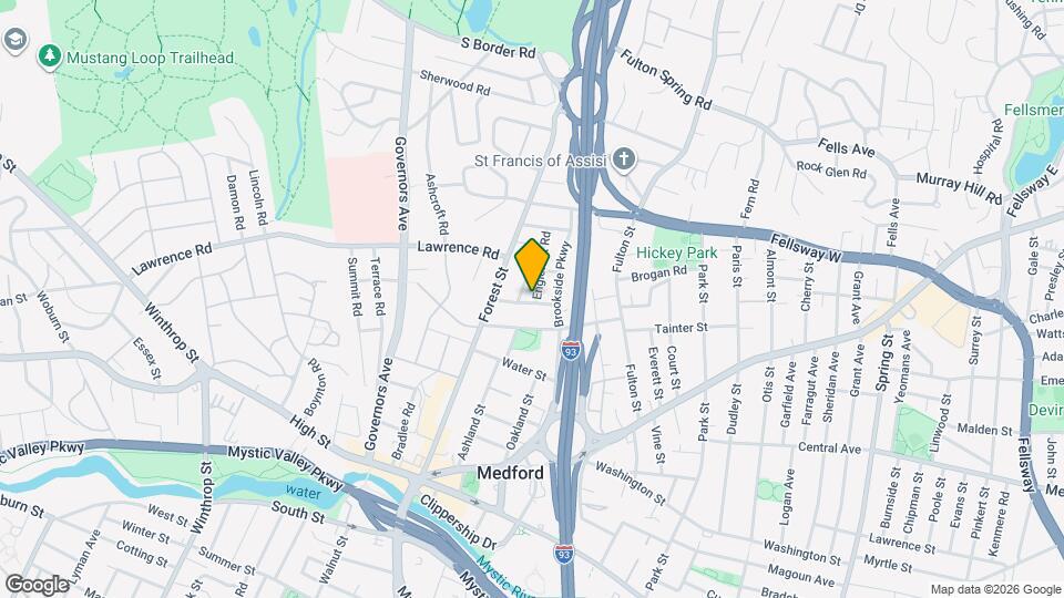 40 Woodrow Ave, Unit 1 Map and Location Details