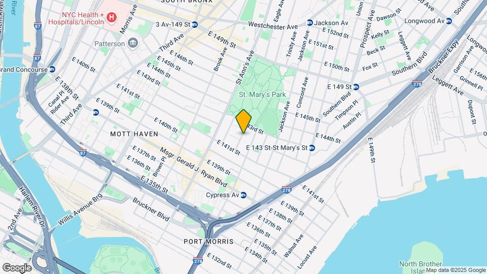 348 Beekman Ave Mapa y Detalles de la Ubicación