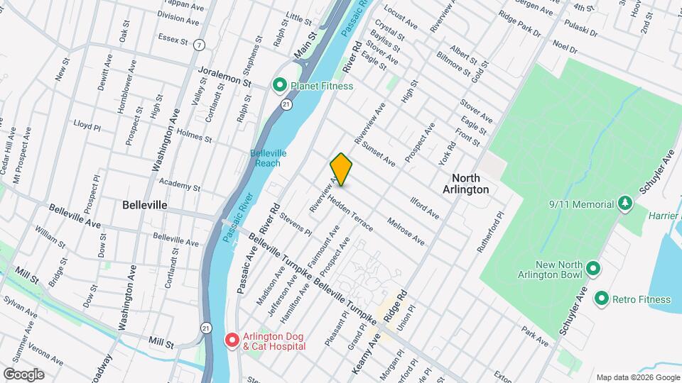 133 Melrose Ave Mapa y Detalles de la Ubicación