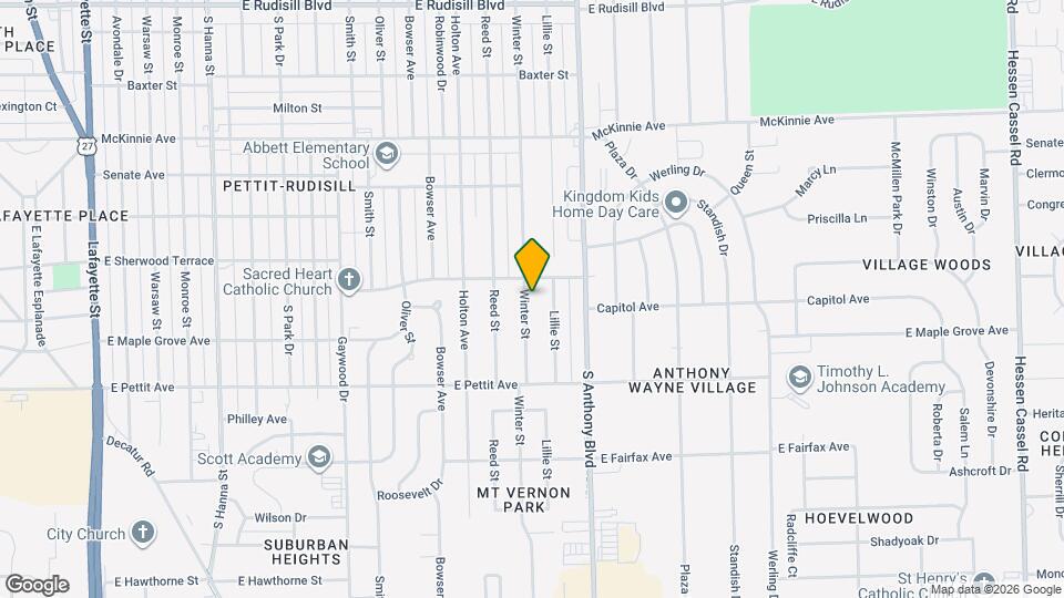4717 Winter St Map and Location Details