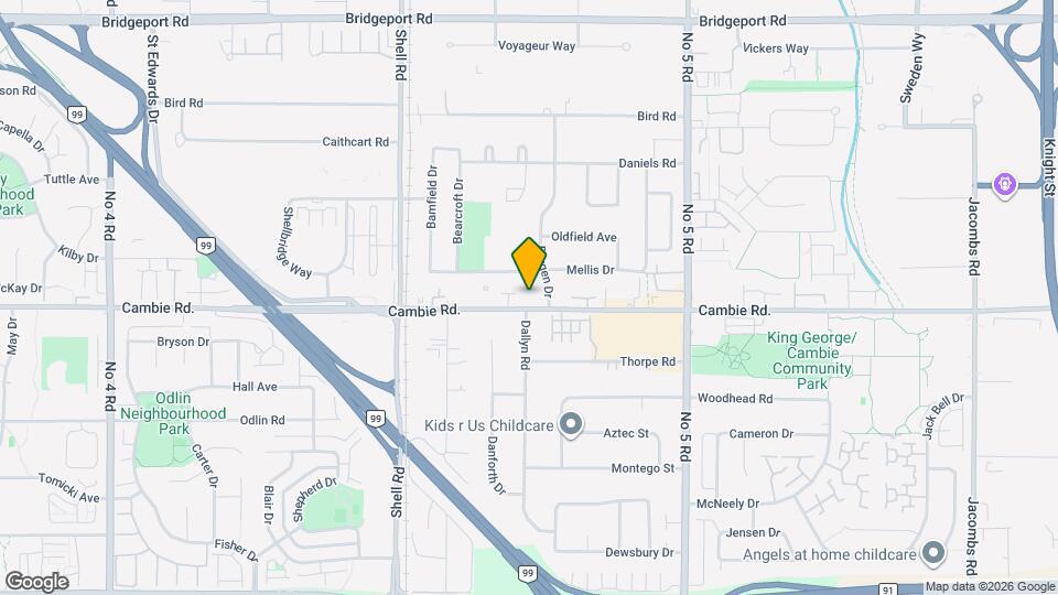 11371 Cambie Rd. Map and Location Details