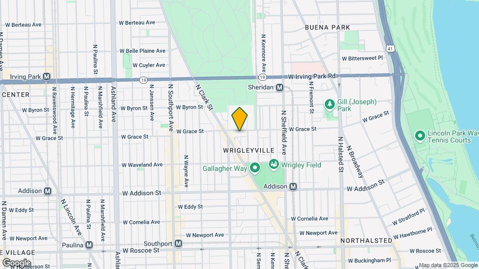 1133 W Grace St Map and Location Details