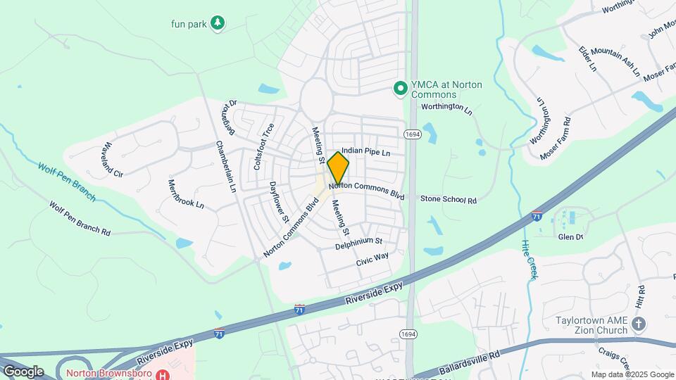 9422 Norton Commons Blvd Map and Location Details