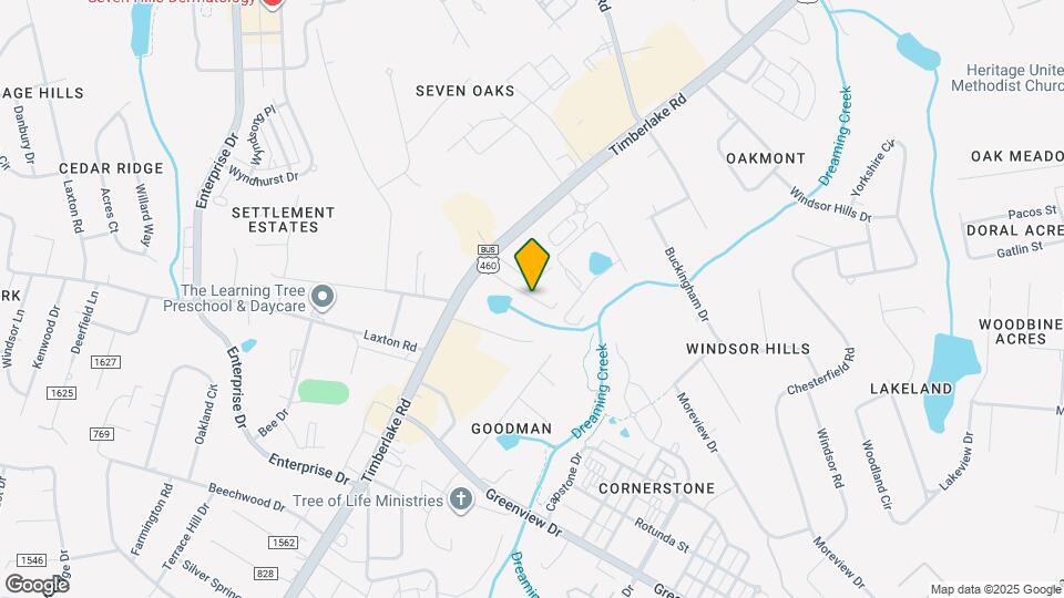 8108 Timberlake Rd Map and Location Details