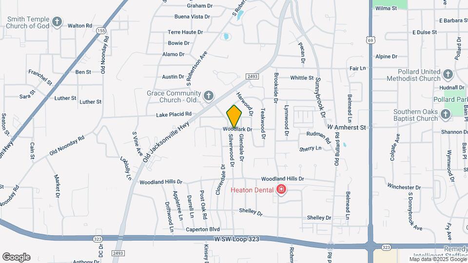 3404 Silverwood Dr Map and Location Details