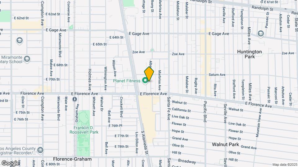7015 Albany St Mapa y Detalles de la Ubicación