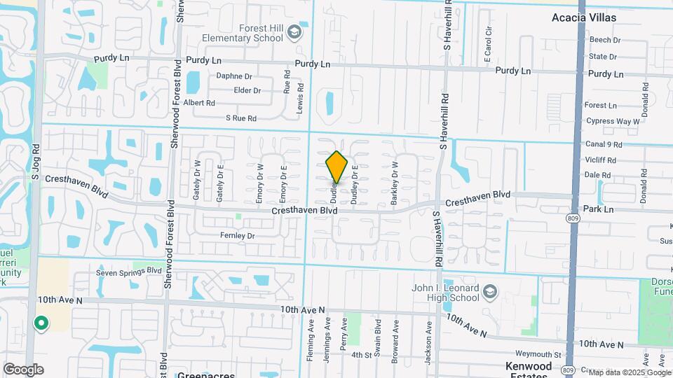 2723 Dudley Dr W Map and Location Details