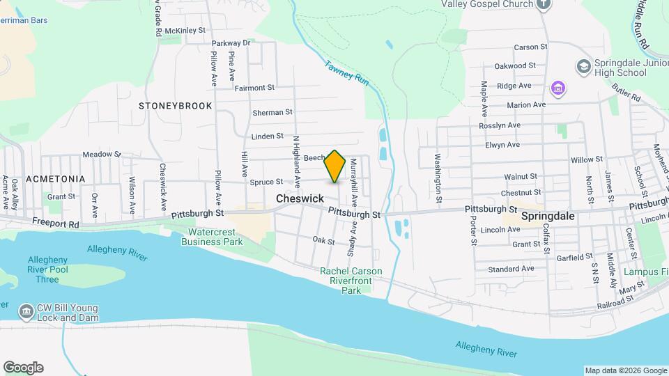 1530 Spruce St Map and Location Details