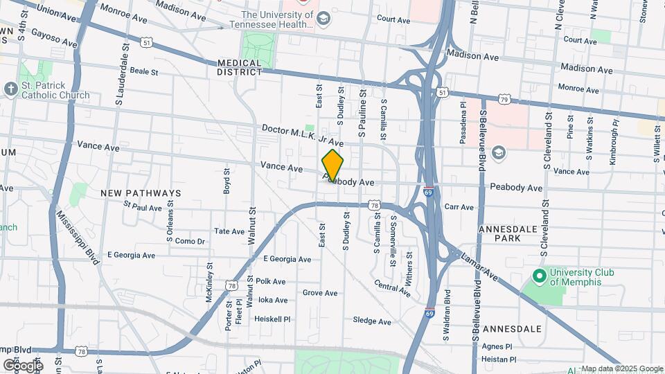 945 Vance Ave Map and Location Details