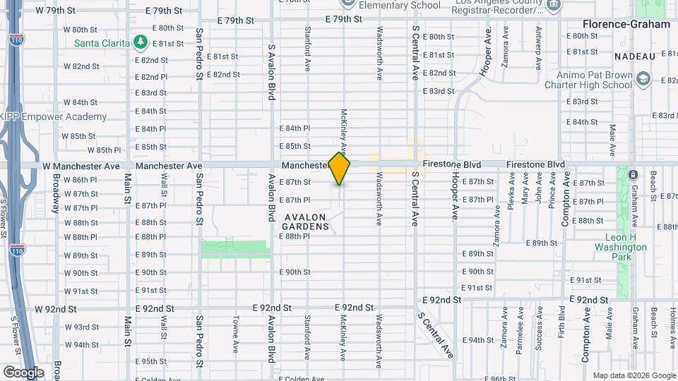 8414 S McKinley Pl Map and Location Details