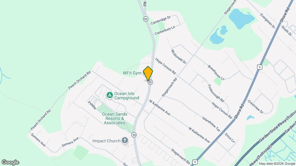 90 NJ-50 Map and Location Details