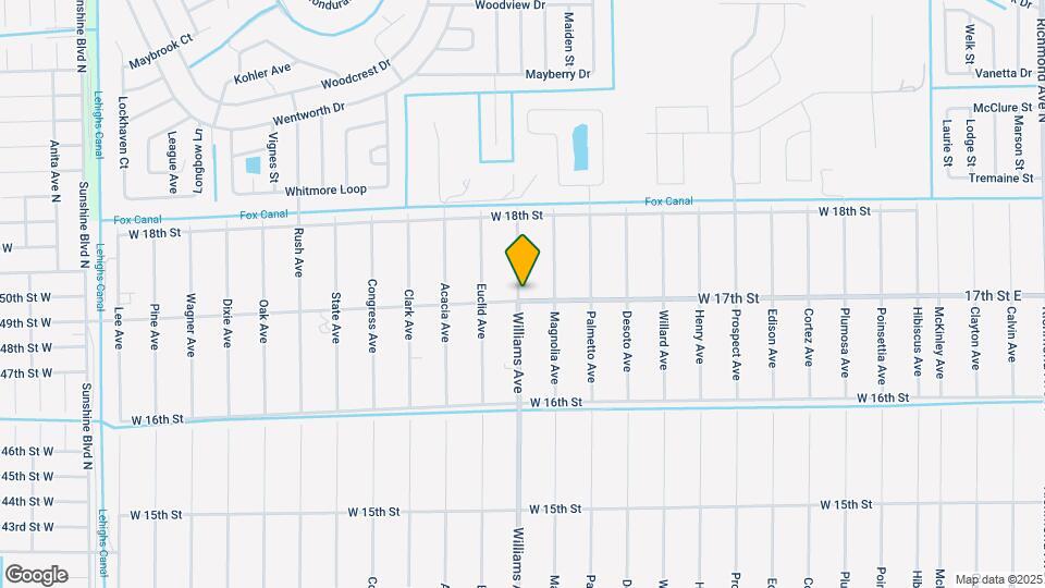 1006 W 17th St Mapa y Detalles de la Ubicación