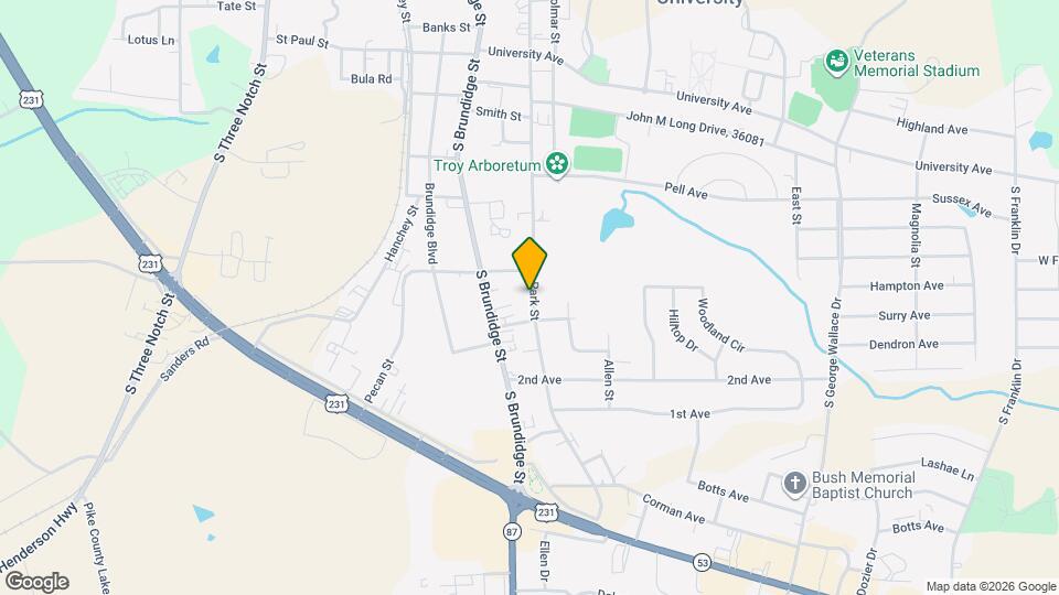 1111 Park St Map and Location Details