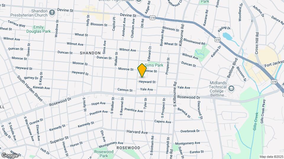 3405 Heyward St Mapa y Detalles de la Ubicación