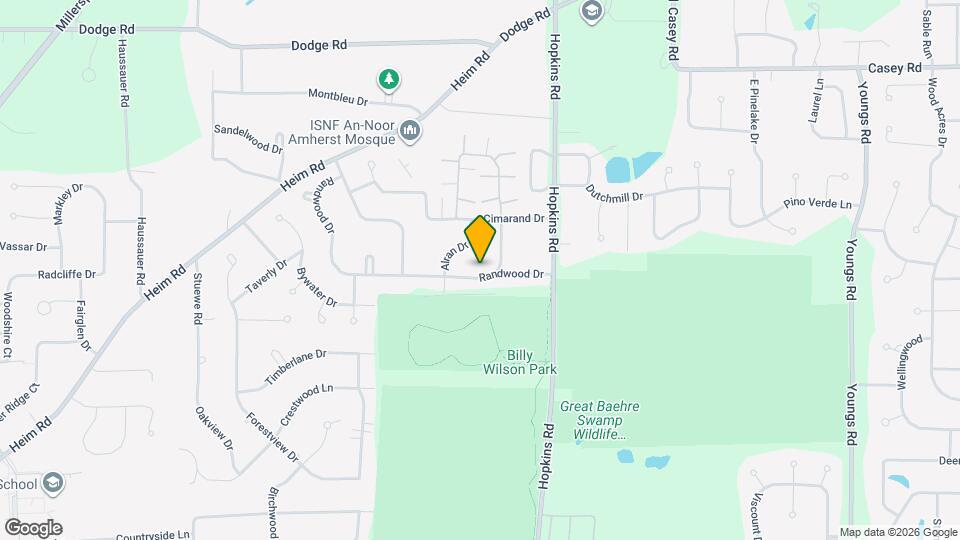 306 Randwood Dr Map and Location Details