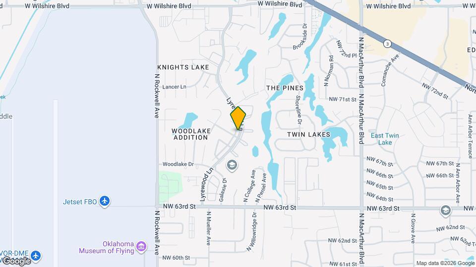 6903 Lyrewood Ln Map and Location Details