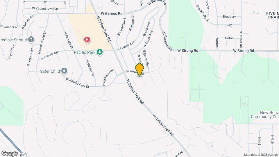 8411 N James Ct Map and Location Details