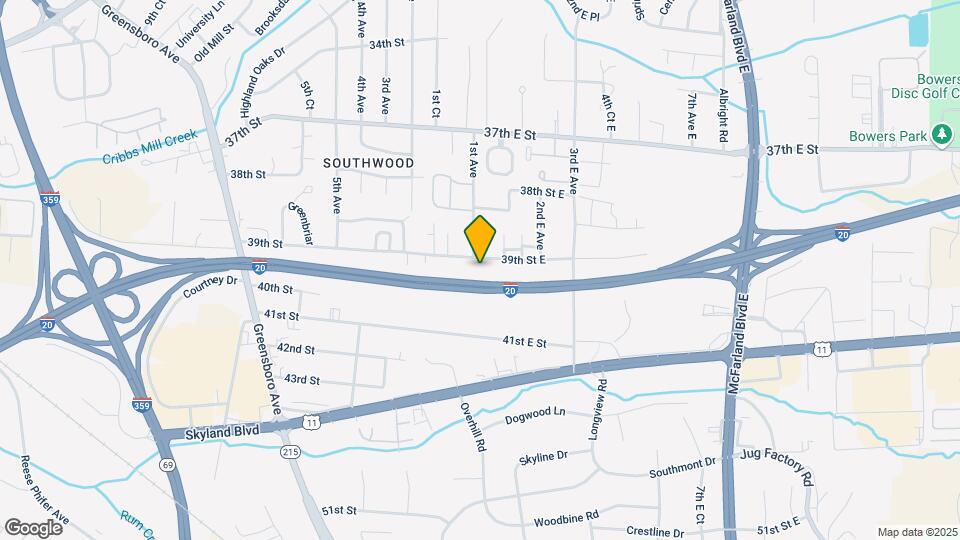 105 39th St. E Map and Location Details