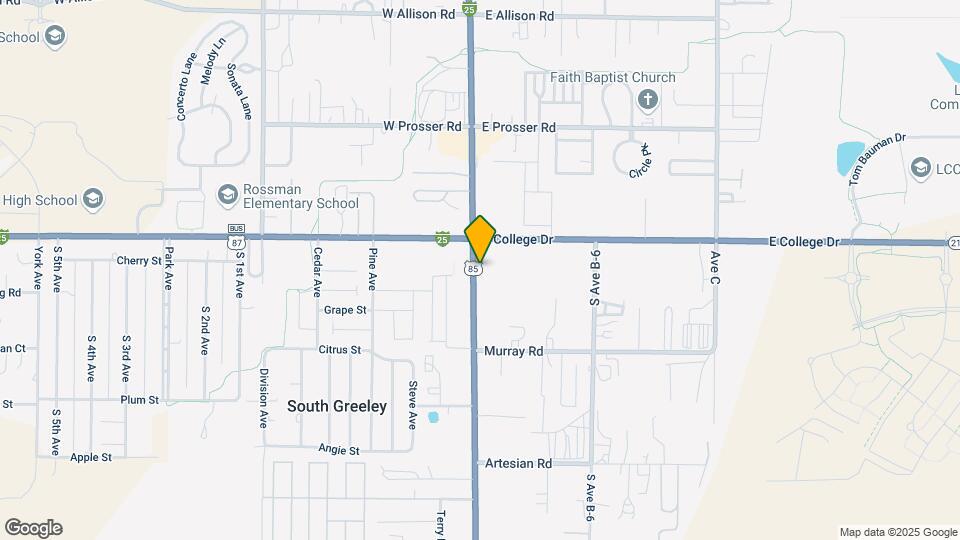 1803 S Greeley Hwy Map and Location Details