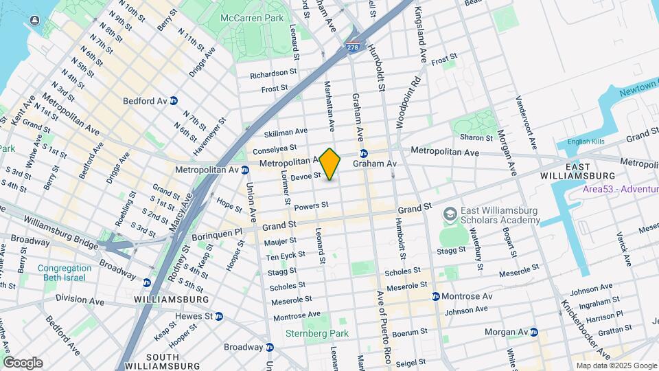 193 Ainslie St Map and Location Details