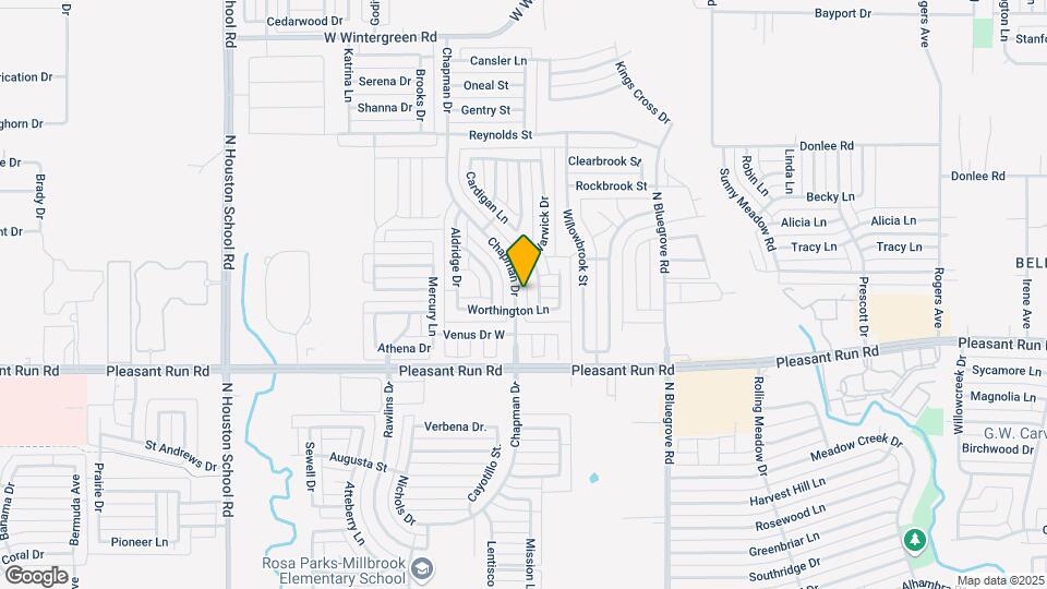 1408 Chapman Dr Map and Location Details