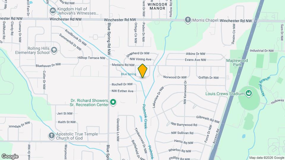 4208 Proctor Cir NW Map and Location Details